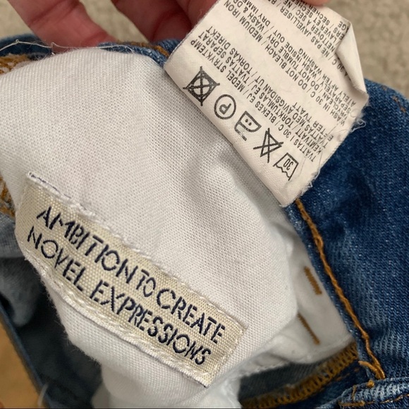 Acne Jeans ‘Needle’ High Rise Skinny in Soul Blue - Picture 7 of 8